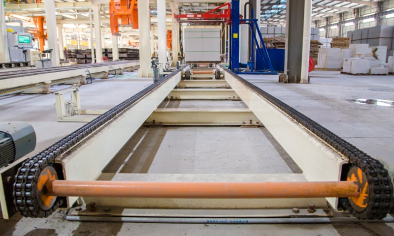 블록 포장 컨베이어 라인